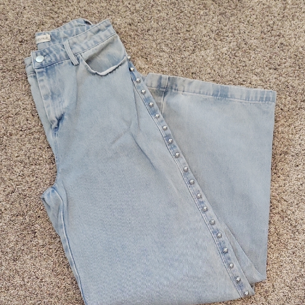 Avec Les Filles Light Blue Denim Jeans